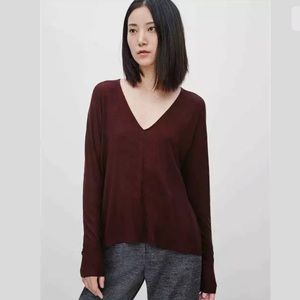 Artizia Wilfred Fragon Vneck long sleeve Top